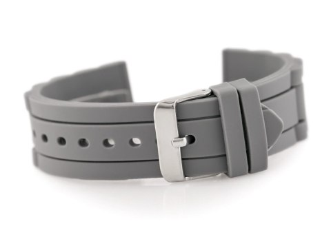 Pasek gumowy do zegarka 904T - karbowany - 22mm Pasek gumowy do zegarka 904T - karbowany - 22mm