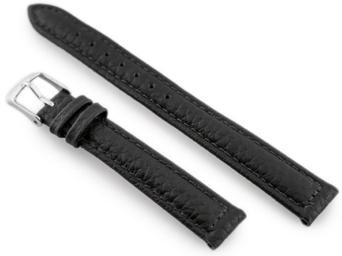 Pasek skórzany do zegarka W71 - czarny - 14mm Pasek skórzany do zegarka W71 - czarny - 14mm