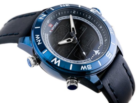 ZEGAREK MĘSKI NAVIFORCE - NF9144 (zn077e) - blue + box ZEGAREK MĘSKI NAVIFORCE - NF9144 (zn077e) - blue + box