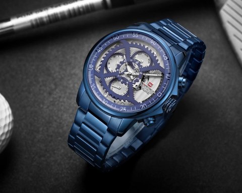 ZEGAREK MĘSKI NAVIFORCE - NF9150 (zn091c) blue + BOX ZEGAREK MĘSKI NAVIFORCE - NF9150 (zn091c) blue + BOX