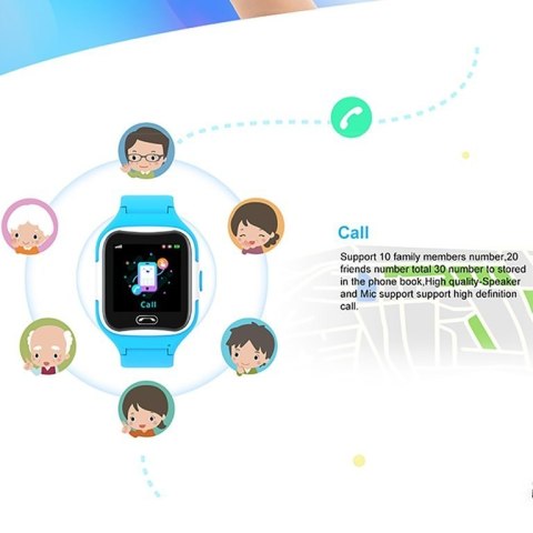 SMARTWATCH DZIECIĘCY PACIFIC 08-1 KIDS - blue (sy002c) SMARTWATCH DZIECIĘCY PACIFIC 08-1 KIDS - blue (sy002c)