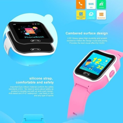 SMARTWATCH DZIECIĘCY PACIFIC 08-1 KIDS - blue (sy002c) SMARTWATCH DZIECIĘCY PACIFIC 08-1 KIDS - blue (sy002c)