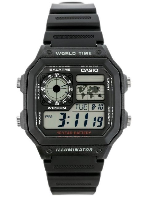 ZEGAREK MĘSKI CASIO AE-1200WH-1AVCF (zd146a) + BOX ZEGAREK MĘSKI CASIO AE-1200WH-1AVCF (zd146a) + BOX