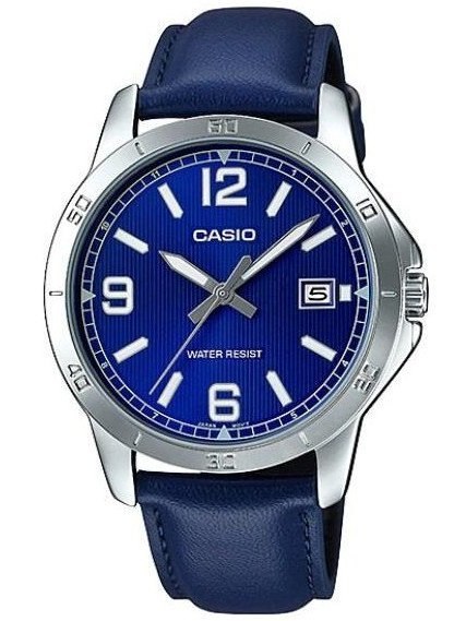 ZEGAREK MĘSKI CASIO MTP-V004L 2BUDF (zd046f) + BOX ZEGAREK MĘSKI CASIO MTP-V004L 2BUDF (zd046f) + BOX
