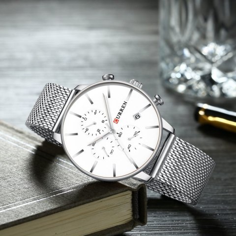 ZEGAREK MĘSKI CURREN 8339 (zc015a) - CHRONOGRAF ZEGAREK MĘSKI CURREN 8339 (zc015a) - CHRONOGRAF