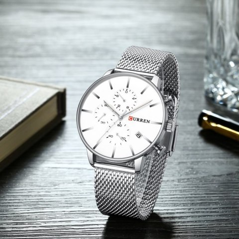 ZEGAREK MĘSKI CURREN 8339 (zc015a) - CHRONOGRAF ZEGAREK MĘSKI CURREN 8339 (zc015a) - CHRONOGRAF