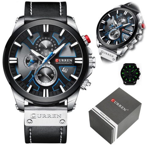 ZEGAREK MĘSKI CURREN 8346 (zc026a) - CHRONOGRAF ZEGAREK MĘSKI CURREN 8346 (zc026a) - CHRONOGRAF