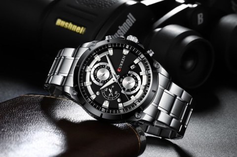 ZEGAREK MĘSKI CURREN 8360 (zc020a) - CHRONOGRAF ZEGAREK MĘSKI CURREN 8360 (zc020a) - CHRONOGRAF