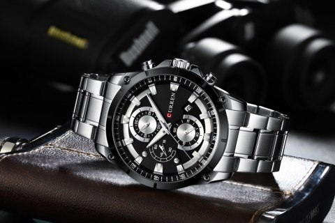 ZEGAREK MĘSKI CURREN 8360 (zc020a) - CHRONOGRAF ZEGAREK MĘSKI CURREN 8360 (zc020a) - CHRONOGRAF
