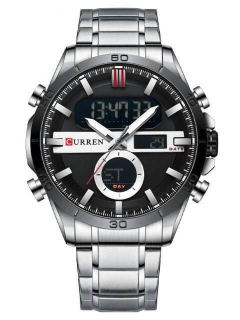 ZEGAREK MĘSKI CURREN 8384 (zc023a) -DUAL TIME +BOX ZEGAREK MĘSKI CURREN 8384 (zc023a) -DUAL TIME +BOX