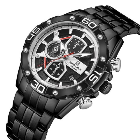 ZEGAREK MĘSKI NAVIFORCE NF8018 - CHRONOGRAF (zn122b) + BOX ZEGAREK MĘSKI NAVIFORCE NF8018 - CHRONOGRAF (zn122b) + BOX