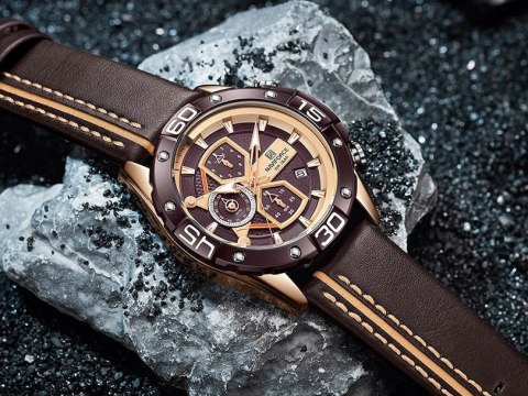 ZEGAREK MĘSKI NAVIFORCE NF8018 - CHRONOGRAF (zn122d) + BOX ZEGAREK MĘSKI NAVIFORCE NF8018 - CHRONOGRAF (zn122d) + BOX