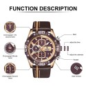 ZEGAREK MĘSKI NAVIFORCE NF8018 - CHRONOGRAF (zn122d) + BOX