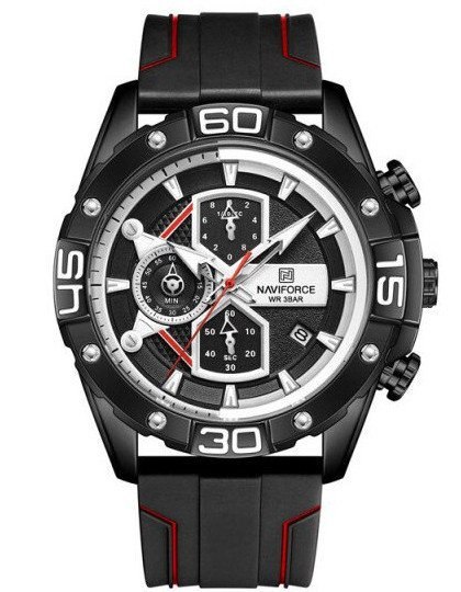 ZEGAREK MĘSKI NAVIFORCE NF8018T - CHRONOGRAF (zn123b) + BOX ZEGAREK MĘSKI NAVIFORCE NF8018T - CHRONOGRAF (zn123b) + BOX