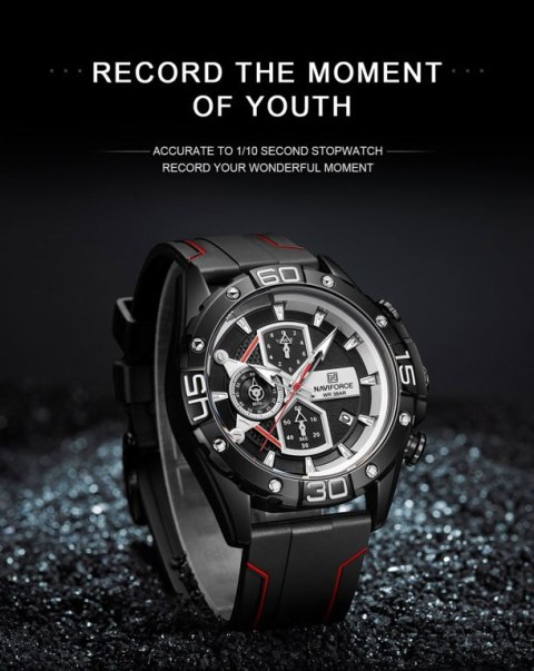 ZEGAREK MĘSKI NAVIFORCE NF8018T - CHRONOGRAF (zn123b) + BOX ZEGAREK MĘSKI NAVIFORCE NF8018T - CHRONOGRAF (zn123b) + BOX
