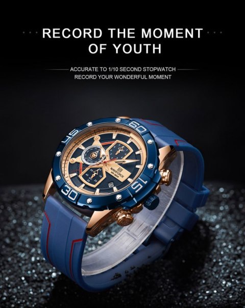 ZEGAREK MĘSKI NAVIFORCE NF8018T - CHRONOGRAF (zn123e) + BOX ZEGAREK MĘSKI NAVIFORCE NF8018T - CHRONOGRAF (zn123e) + BOX