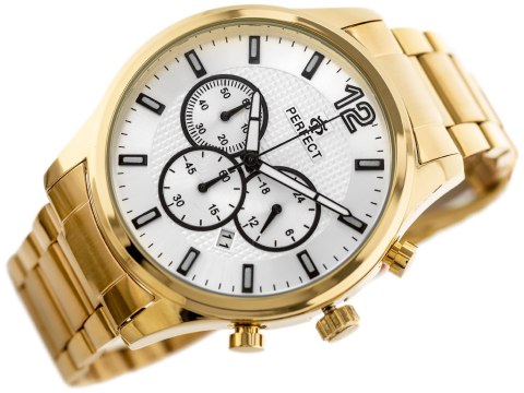ZEGAREK MĘSKI PERFECT CH01M - CHRONOGRAF (zp355c) + BOX ZEGAREK MĘSKI PERFECT CH01M - CHRONOGRAF (zp355c) + BOX
