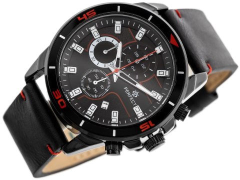 ZEGAREK MĘSKI PERFECT CH02L - CHRONOGRAF (zp351d) + BOX ZEGAREK MĘSKI PERFECT CH02L - CHRONOGRAF (zp351d) + BOX