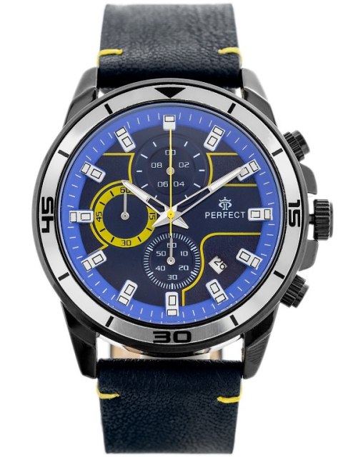 ZEGAREK MĘSKI PERFECT CH02L - CHRONOGRAF (zp351e) + BOX ZEGAREK MĘSKI PERFECT CH02L - CHRONOGRAF (zp351e) + BOX