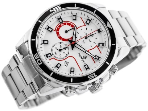 ZEGAREK MĘSKI PERFECT CH02M - CHRONOGRAF (zp356a) + BOX ZEGAREK MĘSKI PERFECT CH02M - CHRONOGRAF (zp356a) + BOX