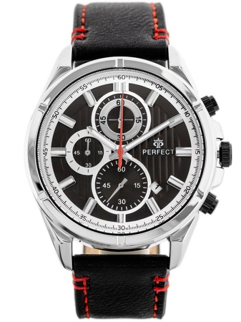 ZEGAREK MĘSKI PERFECT CH03L - CHRONOGRAF (zp352b) + BOX ZEGAREK MĘSKI PERFECT CH03L - CHRONOGRAF (zp352b) + BOX