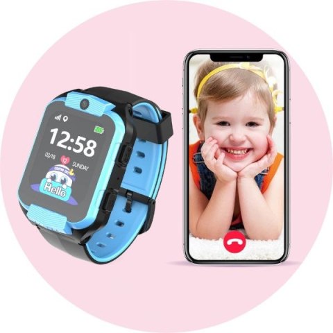 SMARTWATCH DZIECIĘCY PACIFIC 32-1 KIDS - black (sy028a) SMARTWATCH DZIECIĘCY PACIFIC 32-1 KIDS - black (sy028a)