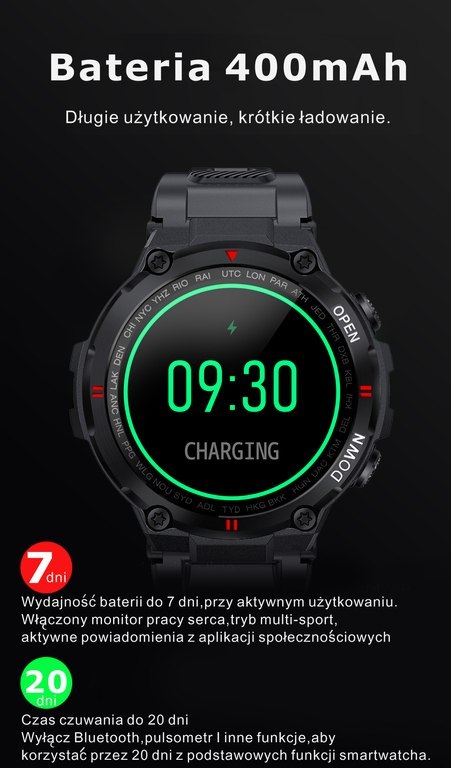 SMARTWATCH MĘSKI GRAVITY GT7-2 - WYKONYWANIE POŁĄCZEŃ (sg016b) SMARTWATCH MĘSKI GRAVITY GT7-2 - WYKONYWANIE POŁĄCZEŃ (sg016b)