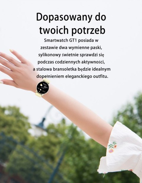 SMARTWATCH UNISEX GRAVITY GT1-2 PULSOMETR, WŁASNE TARCZE (sg015b) SMARTWATCH UNISEX GRAVITY GT1-2 PULSOMETR, WŁASNE TARCZE (sg015b)