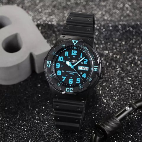 ZEGAREK MĘSKI CASIO MRW-200H-2B (zd147c) + BOX ZEGAREK MĘSKI CASIO MRW-200H-2B (zd147c) + BOX