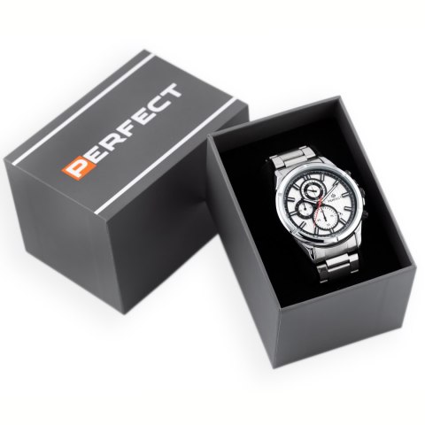 ZEGAREK MĘSKI PERFECT CH03M - CHRONOGRAF (zp358d) + BOX ZEGAREK MĘSKI PERFECT CH03M - CHRONOGRAF (zp358d) + BOX