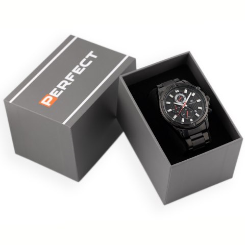 ZEGAREK MĘSKI PERFECT CH03M - CHRONOGRAF (zp358f) + BOX ZEGAREK MĘSKI PERFECT CH03M - CHRONOGRAF (zp358f) + BOX