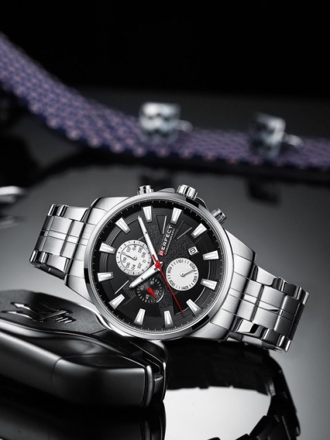 ZEGAREK MĘSKI PERFECT M503CH - CHRONOGRAF (zp370c) + BOX ZEGAREK MĘSKI PERFECT M503CH - CHRONOGRAF (zp370c) + BOX