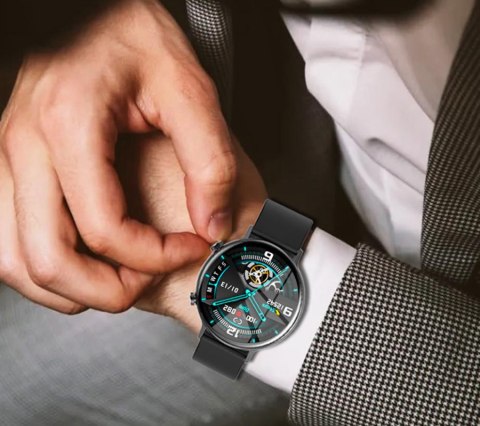 SMARTWATCH DAMSKI Rubicon RNCE98 - WYKONYWANIE POŁĄCZEŃ, PULSOKSYMETR (sr043b)