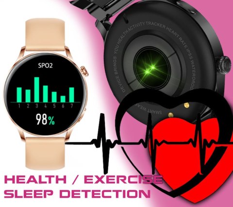 SMARTWATCH Rubicon RNCE81 - WYKONYWANIE POŁĄCZEŃ, PULSOKSYMETR (sr045c) SMARTWATCH Rubicon RNCE81 - WYKONYWANIE POŁĄCZEŃ, PULSOKSYMETR (sr045c)