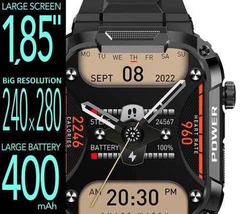 SMARTWATCH MĘSKI Rubicon RNCF07 - WYKONYWANIE POŁĄCZEŃ - BLUETOOTH CALL (sr052a) SMARTWATCH MĘSKI Rubicon RNCF07 - WYKONYWANIE POŁĄCZEŃ - BLUETOOTH CALL (sr052a)