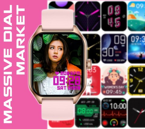 SMARTWATCH UNISEX Rubicon RNCF03 - ROZMOWY BLUETOOTH, ALWAYS ON DISPLAY (sr049g) SMARTWATCH UNISEX Rubicon RNCF03 - ROZMOWY BLUETOOTH, ALWAYS ON DISPLAY (sr049g)