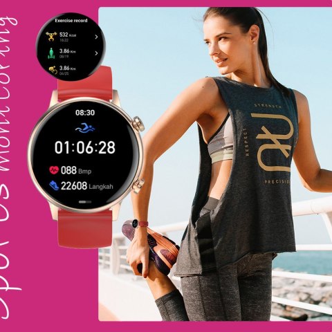 SMARTWATCH DAMSKI Rubicon RNCF09 - TRYBY SPORTOWE, MONITOR SNU (sr054a) SMARTWATCH DAMSKI Rubicon RNCF09 - TRYBY SPORTOWE, MONITOR SNU (sr054a)