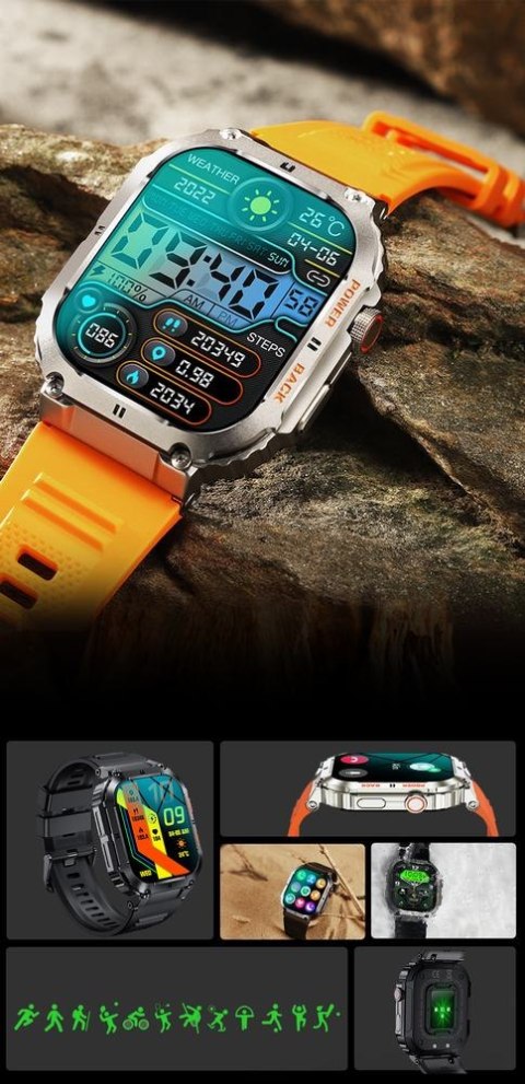 SMARTWATCH MĘSKI Gravity GT6-1 - WYKONYWANIE POŁĄCZEŃ, MONITOR SNU (sg020a) SMARTWATCH MĘSKI Gravity GT6-1 - WYKONYWANIE POŁĄCZEŃ, MONITOR SNU (sg020a)