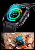 SMARTWATCH MĘSKI Gravity GT6-1 - WYKONYWANIE POŁĄCZEŃ, MONITOR SNU (sg020a)