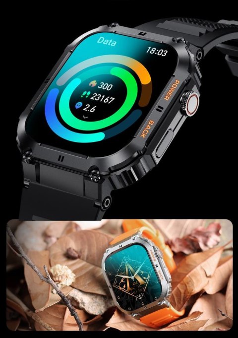 SMARTWATCH MĘSKI Gravity GT6-1 - WYKONYWANIE POŁĄCZEŃ, MONITOR SNU (sg020a) SMARTWATCH MĘSKI Gravity GT6-1 - WYKONYWANIE POŁĄCZEŃ, MONITOR SNU (sg020a)