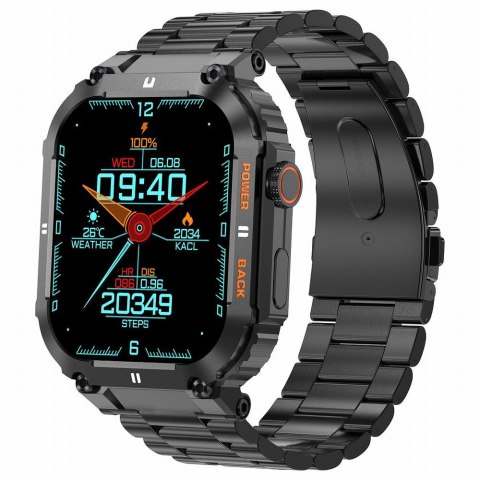 SMARTWATCH MĘSKI Gravity GT6-2 - WYKONYWANIE POŁĄCZEŃ, MONITOR SNU (sg020b) SMARTWATCH MĘSKI Gravity GT6-2 - WYKONYWANIE POŁĄCZEŃ, MONITOR SNU (sg020b)