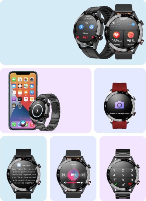 SMARTWATCH MĘSKI Gravity GT4-5 - WYKONYWANIE POŁĄCZEŃ, KROKOMIERZ (sg023e) SMARTWATCH MĘSKI Gravity GT4-5 - WYKONYWANIE POŁĄCZEŃ, KROKOMIERZ (sg023e)