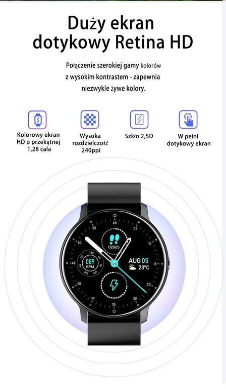 SMARTWATCH UNISEX GRAVITY GT1-7 - PULSOMETR, WŁASNE TARCZE (sg015g) SMARTWATCH UNISEX GRAVITY GT1-7 - PULSOMETR, WŁASNE TARCZE (sg015g)