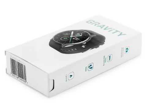 SMARTWATCH UNISEX GRAVITY GT1-7 - PULSOMETR, WŁASNE TARCZE (sg015g) SMARTWATCH UNISEX GRAVITY GT1-7 - PULSOMETR, WŁASNE TARCZE (sg015g)