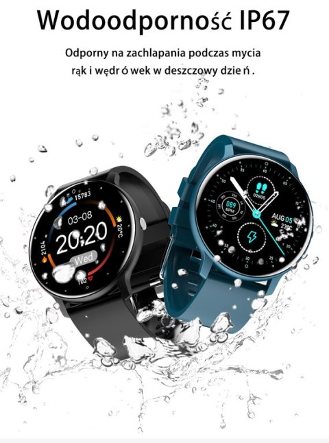 SMARTWATCH UNISEX GRAVITY GT1-8 - PULSOMETR, WŁASNE TARCZE (sg015h) SMARTWATCH UNISEX GRAVITY GT1-8 - PULSOMETR, WŁASNE TARCZE (sg015h)