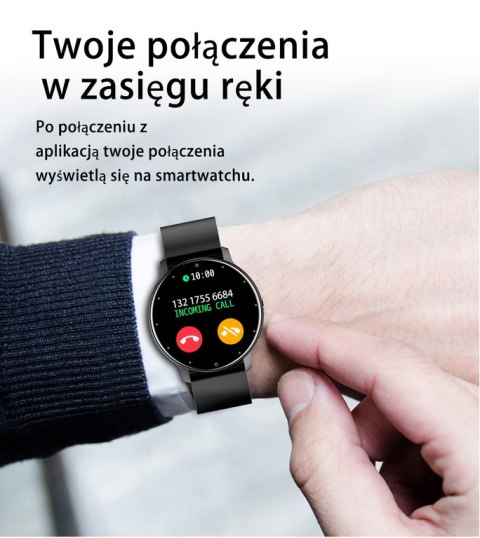 SMARTWATCH UNISEX GRAVITY GT1-8 - PULSOMETR, WŁASNE TARCZE (sg015h) SMARTWATCH UNISEX GRAVITY GT1-8 - PULSOMETR, WŁASNE TARCZE (sg015h)