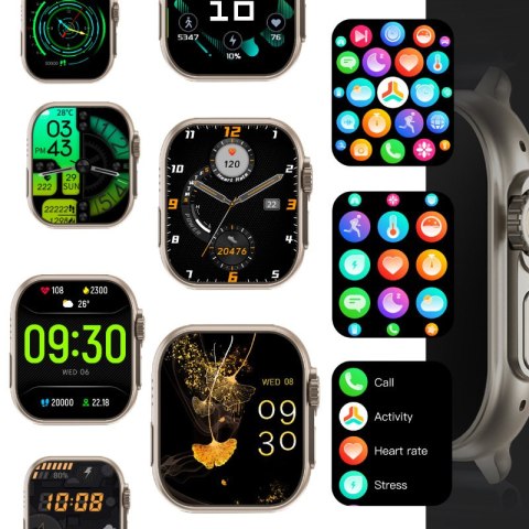 SMARTWATCH UNISEX Rubicon RNCF17 - BLUETOOTH CALL, ŁADOWANIE BEZPRZEWODOWE (sr059a) SMARTWATCH UNISEX Rubicon RNCF17 - BLUETOOTH CALL, ŁADOWANIE BEZPRZEWODOWE (sr059a)
