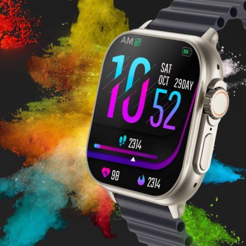 SMARTWATCH UNISEX Rubicon RNCF17 - BLUETOOTH CALL, ŁADOWANIE BEZPRZEWODOWE (sr059b) SMARTWATCH UNISEX Rubicon RNCF17 - BLUETOOTH CALL, ŁADOWANIE BEZPRZEWODOWE (sr059b)