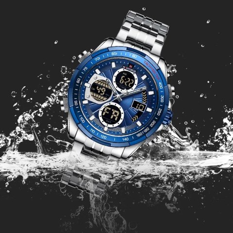 ZEGAREK MĘSKI NAVIFORCE NF9197S S/BE/BE + BOX ZEGAREK MĘSKI NAVIFORCE NF9197S S/BE/BE + BOX