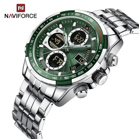 ZEGAREK MĘSKI NAVIFORCE NF9197S S/S/GN + BOX ZEGAREK MĘSKI NAVIFORCE NF9197S S/S/GN + BOX
